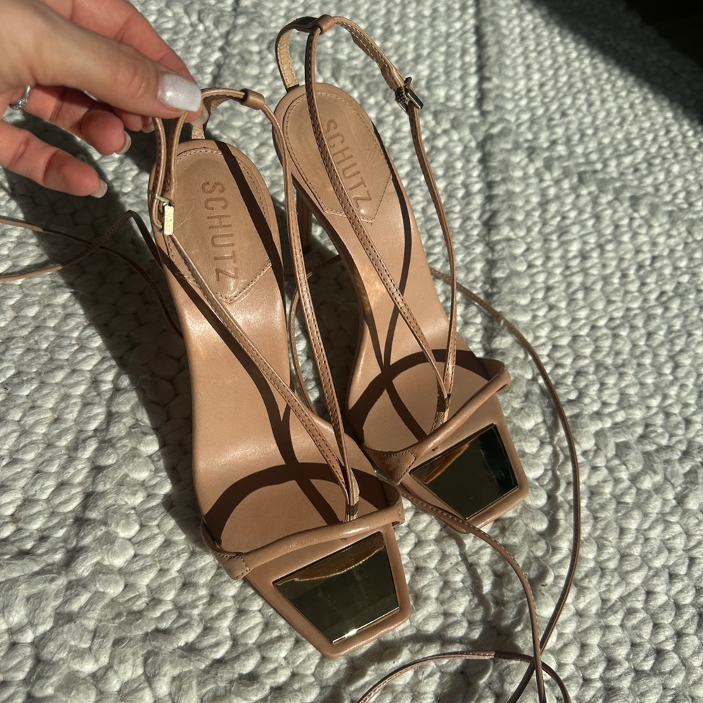 Schutz Vikki Strappy Thong Sandals